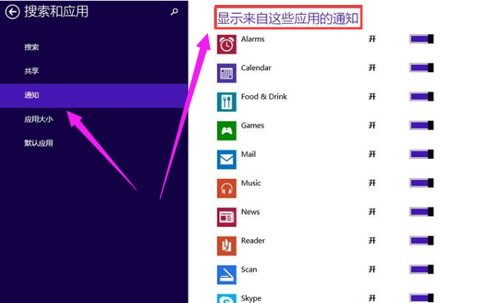 win8系统启用免打扰功能的方法
